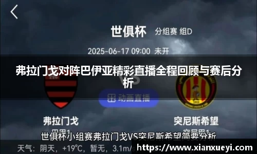 弗拉门戈对阵巴伊亚精彩直播全程回顾与赛后分析